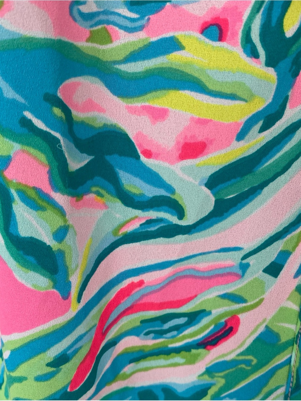 Lilly Pulitzer Multicolor Floral Halter Maxi Dress - Turquoise, Pink, Green - Picture 6 of 13